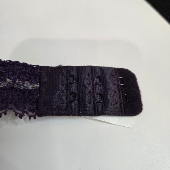 Simone Perele Purple Lace Eden Push-up Bra Size 32C Made in France - Picture 5 of 11